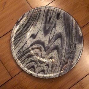 Anthropologie purple marble plate
